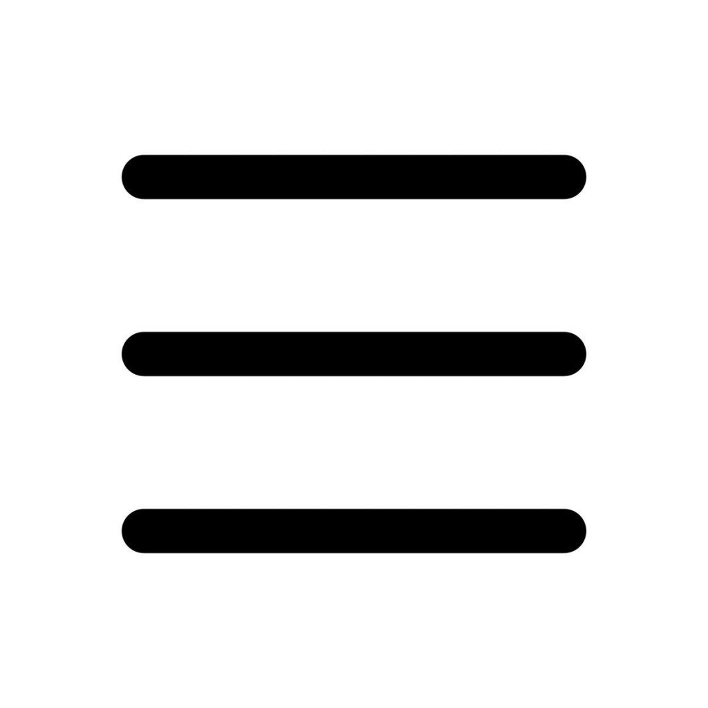 Menu icon in Apple SF Regular style