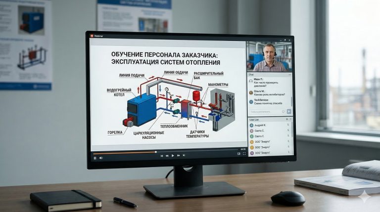 Обучение персонала заказчика эксплуатация систем отопления