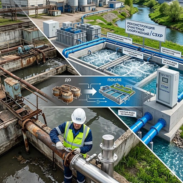 реконструкция очистных сооружений