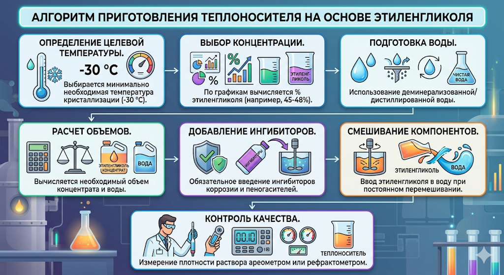 Etilenglikol Algoritm Prigotovleniya Teplonositelya
