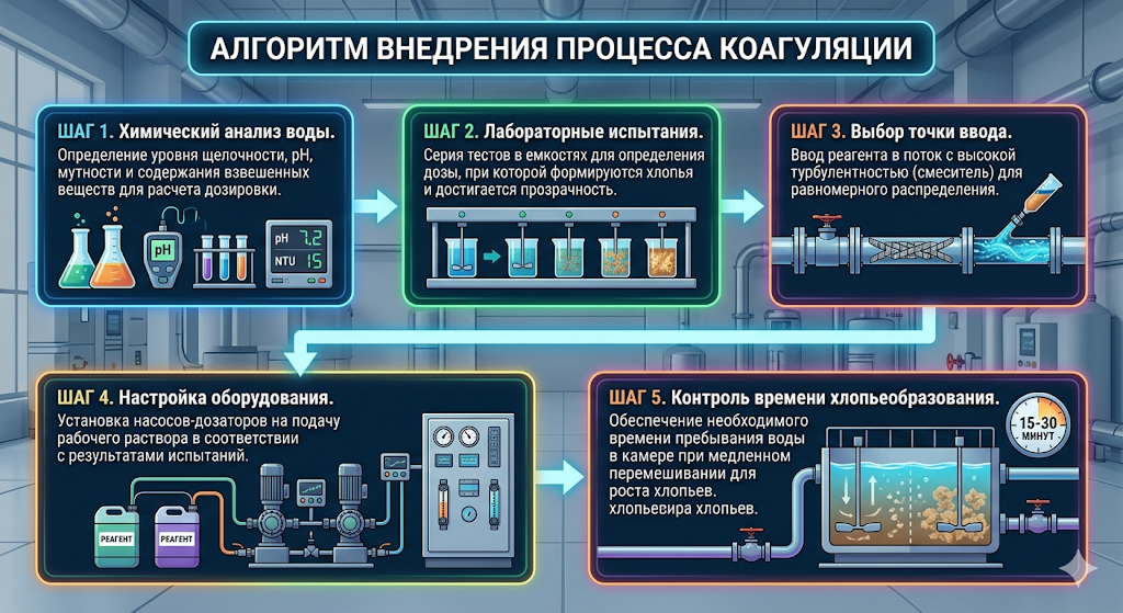 Koagulyant Algoritm Vnedreniya