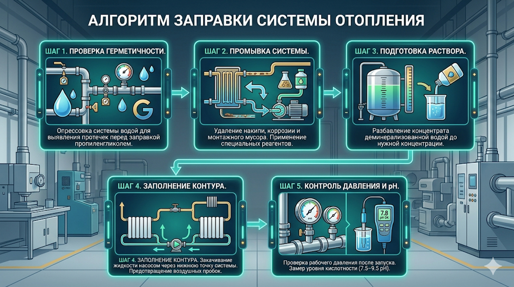 Propilenglikol Algoritm Zapravki